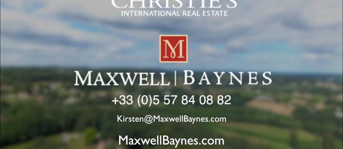 Beautiful chateau for sale near Sarlat, Dordogne, France with guest house. Maxwell-Baynes KP1043