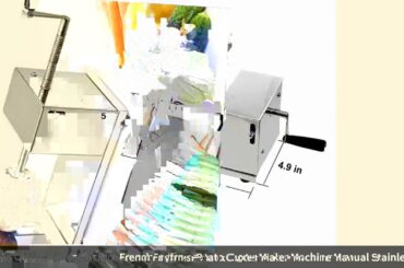 ✔French Fryfries Potato Cutter Maker Machine Manual Stainless Steel Pot