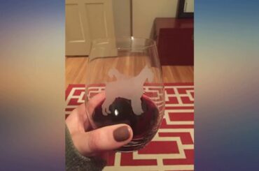 French Bulldog Wine Glasses (Set of 2) | Unique for Dog Lovers | Hand Etched with review