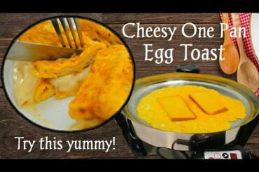 Quick & Easy Breakfast Recipe | Cheesy One Pan Egg Sandwich | French Toast by Toothless Vampire