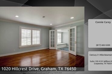 1020 Hillcrest Drive, Graham, TX 76450