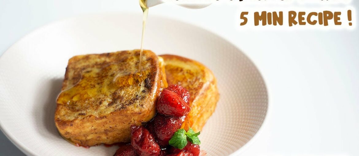 5 MINUTES FRENCH TOAST WITH CHEESE | QUICK SIMPLE BREAKFAST RECIPE