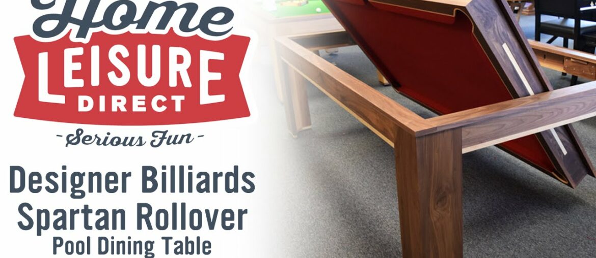 Designer Billiards Spartan Rollover Pool Dining Table Designer Billiards Spartan Rollover Pool Dining Table