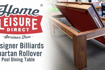 Designer Billiards Spartan Rollover Pool Dining Table