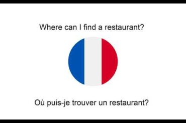 How to say 'Where can I find a restaurant?' in French