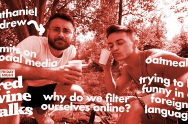 Our online image, being funny in French, me roasting Nathaniel Drew with 🍷 (FINALE)