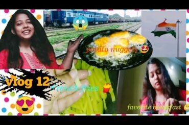 VLOG : 12 || A busy day in my life 😱 + french fries RECIPE 🤩 + potato nuggets 🤓 || yuthika anand