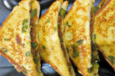 Easy Masala French Toast Recipe |