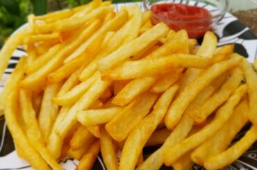 Homemade french fries recipe/kib qos yaj ywm noj