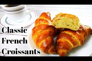 Easy Croissant Recipe | Classic French Croissant | How To Make Croissants | Bake and Toss