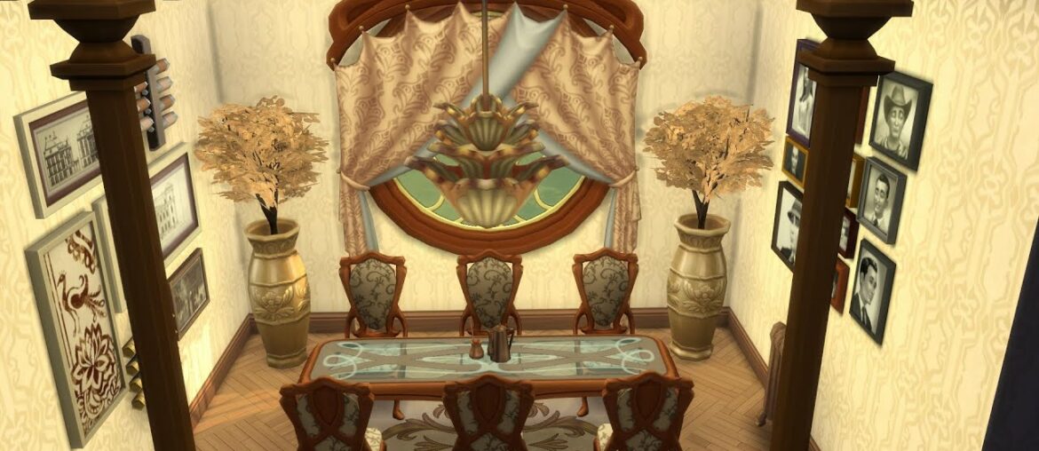 Art Nouveau Dining Room I Stop Motion I The Sims 4 I