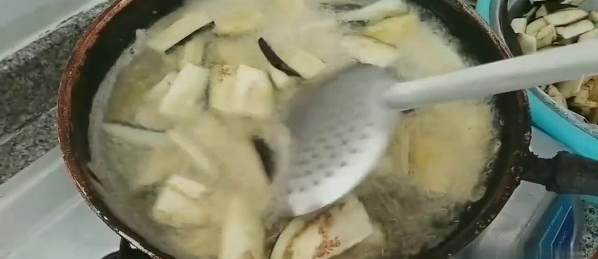 French fries and brinjal recipe || Eggplant and finger chips recipe