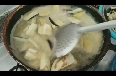 French fries and brinjal recipe || Eggplant and finger chips recipe