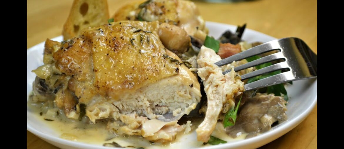 Instant Pot Coq au Vin Blanc | Chicken in White Wine