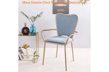 Slide Leisure Iron Nordic Makeup Pink Dining Chair Gold Leg Soft Flannel Heart-shaped Chairs Creati