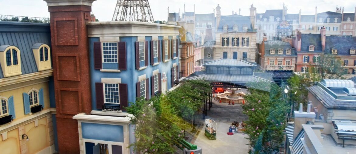 Remy's Ratatouille Adventure & Epcot France Expansion View From Disney Skyliner Update 8/20/2020 Remy's Ratatouille Adventure & Epcot France Expansion View From Disney Skyliner Update 8/20/2020