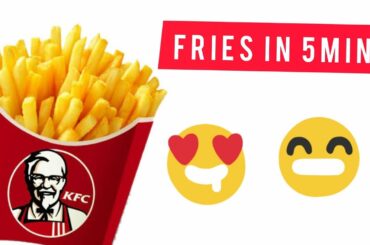 KFC style french fries 🍟 in 5 min + bonus recipe 👍
