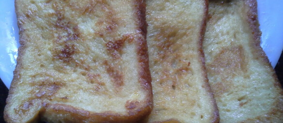 French toast - Kid's special recipe - How to make french toast in a healthyway