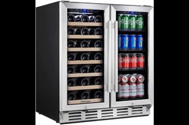 Review -Best Deal On The Web! Review: Zephyr Presrv Dual Zone Wine & Beverage Cooler with Glass...