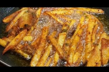 MASALA FRENCH FRIES RECIPE,/IN Urdu/Hindi by Ayesha Recipes