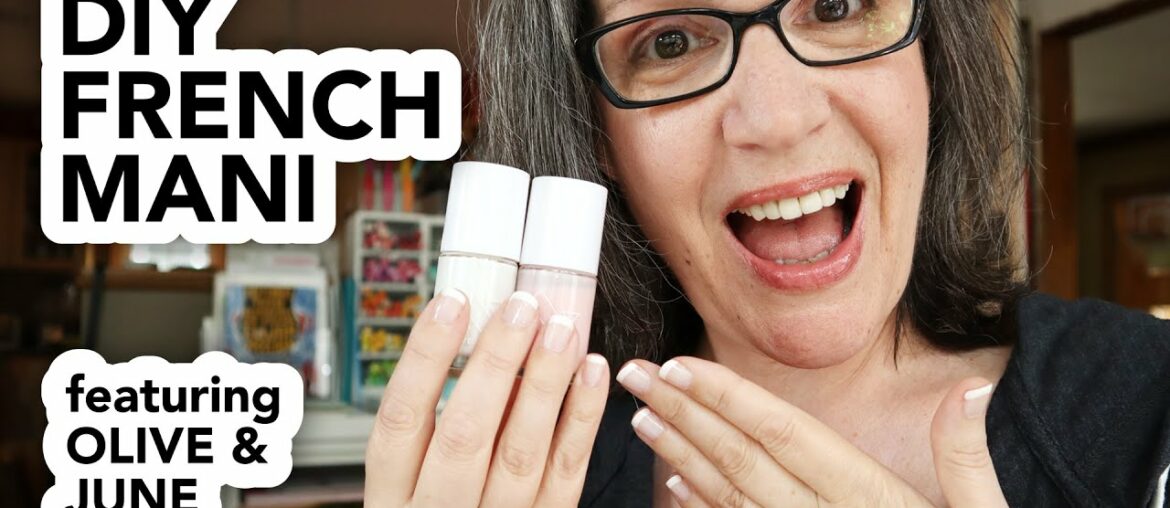 Easy DIY French Manicure at home! Easy DIY French Manicure at home!