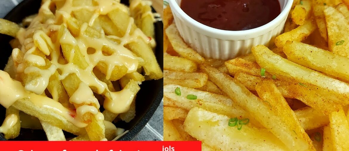 Homemade Crispy French Fries Recipe McDonalds Style French Fries Restaurant style fries Jols Kitchen