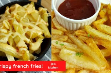 Homemade Crispy French Fries Recipe McDonalds Style French Fries Restaurant style fries Jols Kitchen
