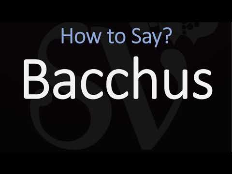 How to Pronounce Bacchus? (CORRECTLY) Roman God of Wine Pronunciation How to Pronounce Bacchus? (CORRECTLY) Roman God of Wine Pronunciation