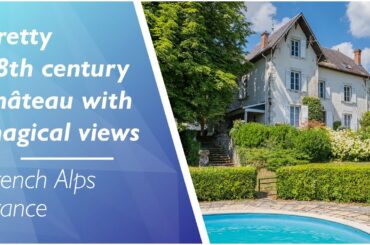 Pretty 18th-C. château with magical views over the Rhône River for sale in the Alps -Ref: 93770ATW01