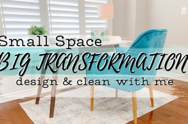 MY NEW DINING ROOM HOME OFFICE SET-UP | DINING ROOM OFFICE COMBO