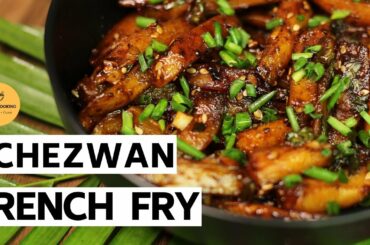French Fry recipe | Schezwan French Fry | Chinese French Fry Recipe | French Fry in Schezwan sauce