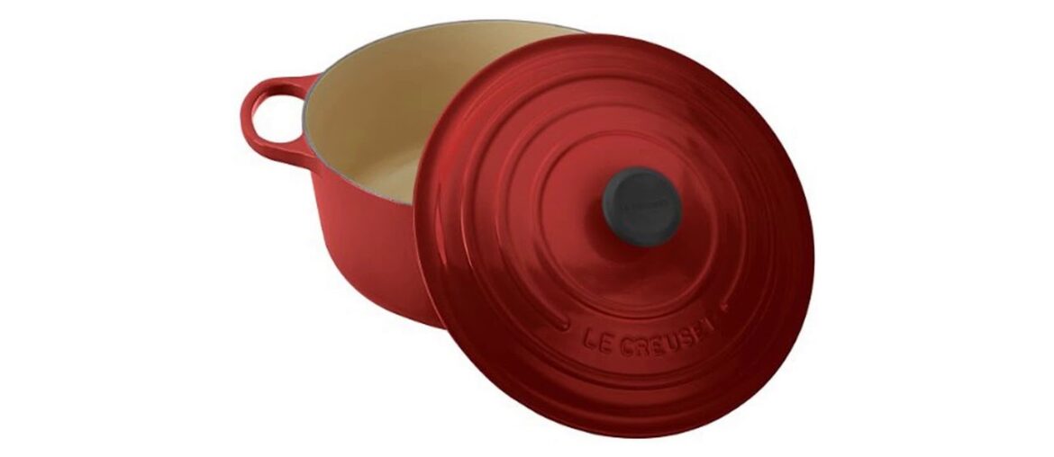 ✨ Le Creuset LS2501-2867 Signature Enameled Cast-Iron Round French (Dutch) Oven, 7-1/4-Quart, Ceris ✨ Le Creuset LS2501-2867 Signature Enameled Cast-Iron Round French (Dutch) Oven, 7-1/4-Quart, Ceris