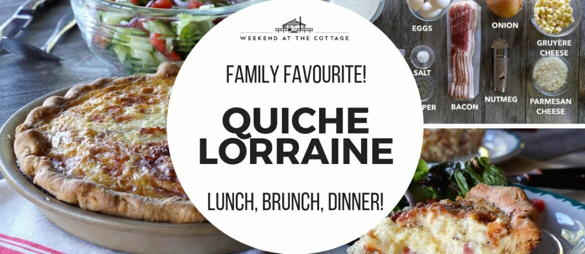 QUICHE LORRAINE recipe – French cuisine classic! QUICHE LORRAINE recipe - French cuisine classic!