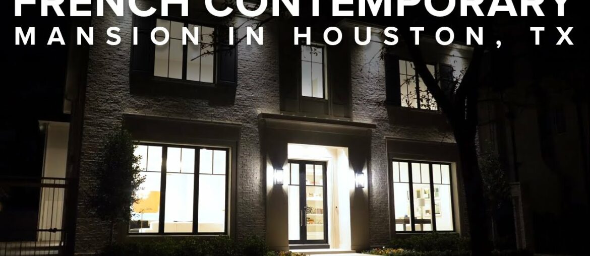 Elegant French Contemporary Mansion in Houston, Texas – DroneHub Elegant French Contemporary Mansion in Houston, Texas - DroneHub