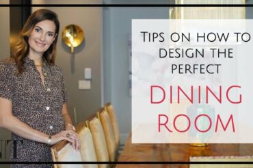 GLAM DINING ROOM DECORATING IDEAS & DESIGNER TIPS 2020! How to create a cohesive space | NINA TAKESH
