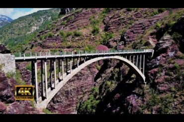 Gorges de Daluis 4k. French Riviera 🇫🇷 [4K UltraHD]  Daluis gorges.Landscape 4k UHD video.