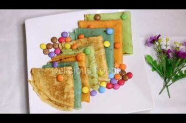 Masha | French Crepe | Recipe By Delicious Food |  طريقة لتحضير كريب فرنسي
