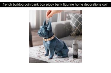 Best Price of french bulldog coin bank box piggy bank figurine home decorations coin storage box ho