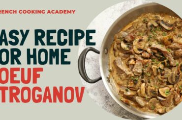 How to make a Stroganoff  (using Mauviel m'cook saute pan) | French Cooking Academy