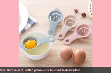 ☑1Pcs Egg Separator White Yolk Sifting Home Kitchen Chef Dining Cooking