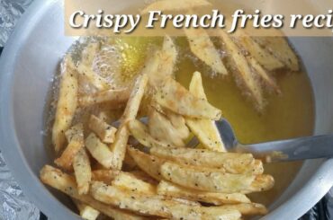 Crispy French fries recipe / Finger chips cutting and making idea