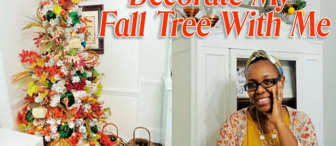 🍁🍂Fall Decorate With Me 2020|  My Dining Room  Fall Tree |  Falling Into Fall Series 2020