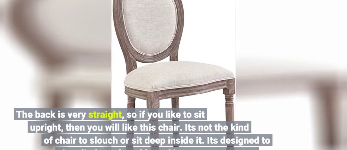 Modway Emanate French Vintage Upholstered Fabric Fully Assembled, Four Dining Armchairs, Beige Modway Emanate French Vintage Upholstered Fabric Fully Assembled, Four Dining Armchairs, Beige