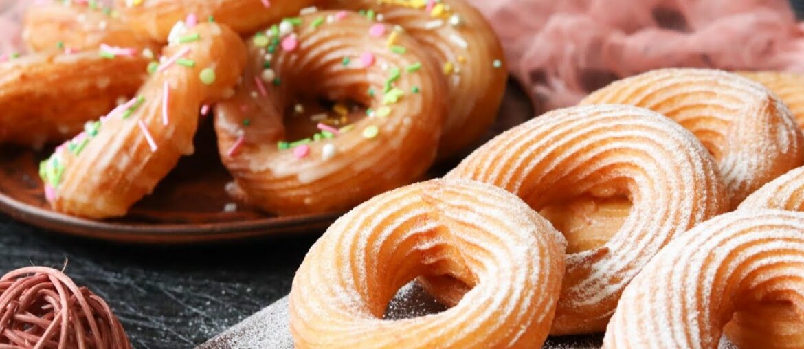 ПОНЧИКИ КОТОРЫЕ ТАЮТ во РТУ🍩 ФРАНЦУЗСКИЕ КРУЛЛЕРЫ🍩 French cruller recipe