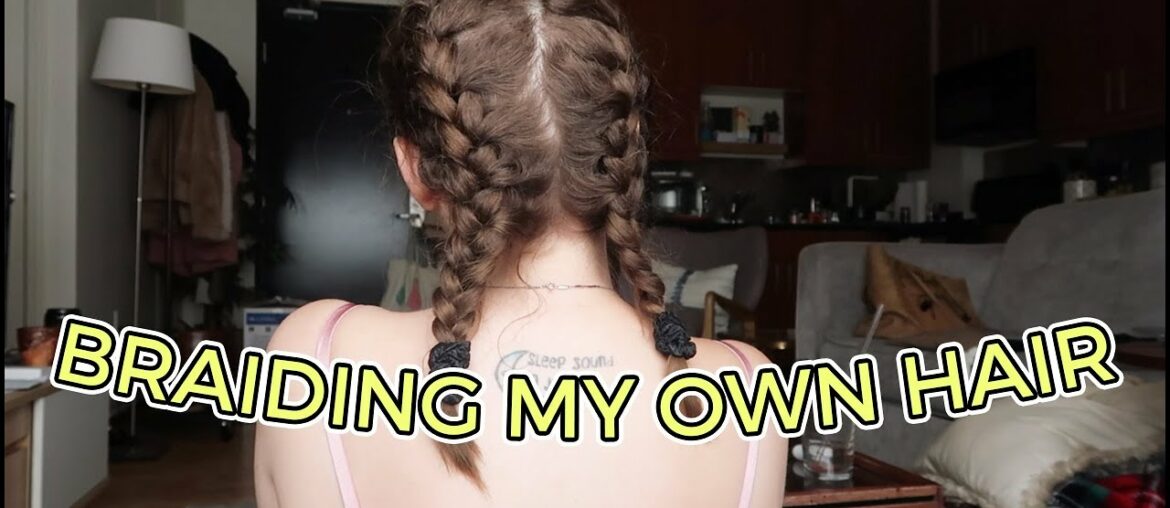 how I french braid my own hair... a few little tips! 💇🏼‍♀️