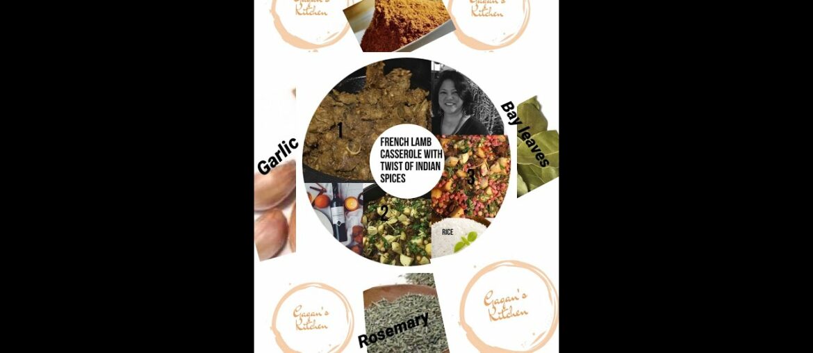 French Lamb Casserole||Chicken||Goat Meat with Indian Masala Twist - Gagan's Kitchen