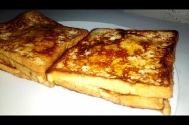 French Toast Recipe - Breakfast Recipe:  How to make French Toast at home | Homemade Bread Toast