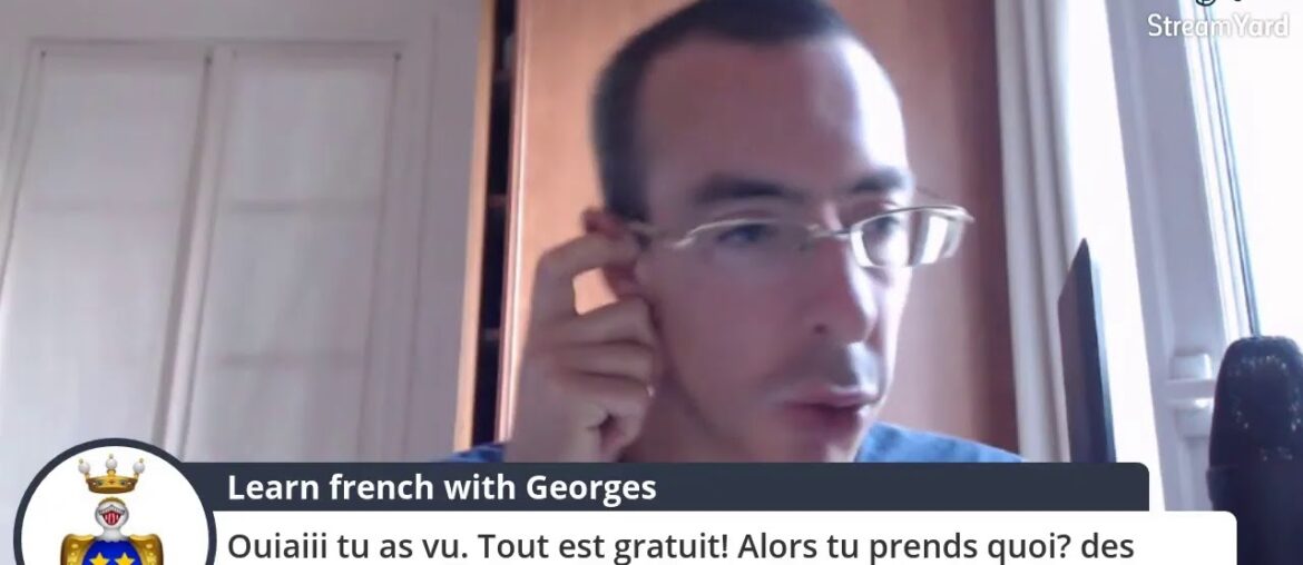 FREE french lesson LIVE- A1- c'est trop bien- leçon 42