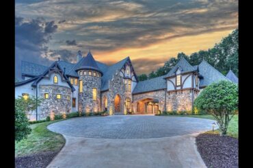 A French Country Manor on 8.63 Acres Overlooking Lake Norman
