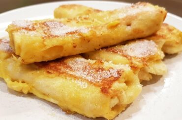 BANANA ROLL FRENCH TOAST| BREAKFAST/SNACKS HEALTHY RECIPE